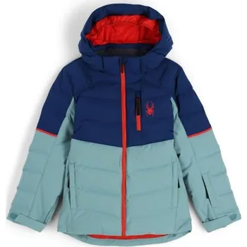 Dětská lyžařská bunda Spyder IMPULSE 10 Modrá, Šedá, Červená