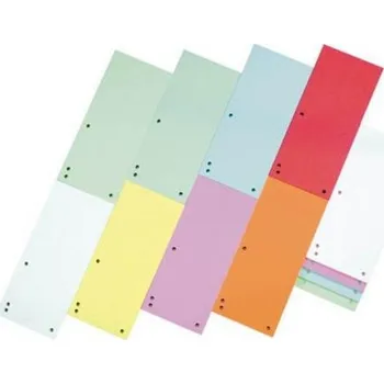 Archivační box Donau Papírové rozlišovače Donau, 1/3 A4, pap., 100ks, mix barev