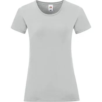 Dámské tričko Fruit of the Loom Dámské triko 61-432-0 Zinc -Solid S