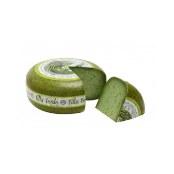 Villa Verde Kravská gouda s bazalkovým pestem Hmotnost: celý koláč