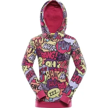 Dívčí mikina Dívčí mikina NAX NALO 128/134 Vínová, Mix