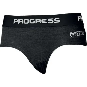 Oblečení a móda Dámské funkční kalhotky PROGRESS MRN HIPSTER L Černá