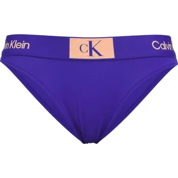 Dámské plavky Dámský spodní díl plavek Calvin Klein BIKINI S Modrá, Lososová