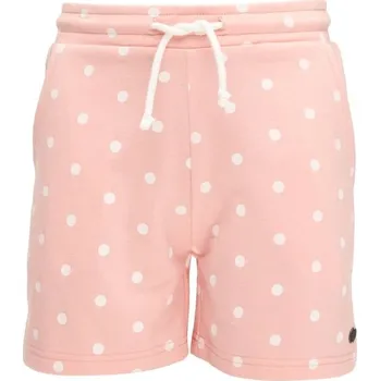 Dívčí kraťasy Dívčí úpletové šortky Lewro JILLIE 164/170 Růžová, Bílá