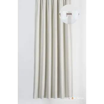 Sprchový závěs Béžový závěs 140x260 cm Teorema – Mendola Fabrics ID_1607206