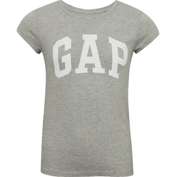 Dívčí oblečení Dívčí tričko GAP HERITAGE VALUE LOGO S Šedá