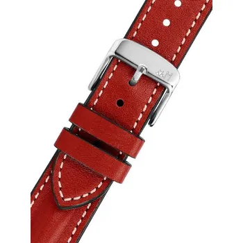 Řemínek na hodinky Kožený řemínek Morellato Sailing M 5617C03.083, červený