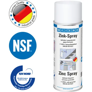 Weicon Zinkový sprej, 400ml (Katodická antikorozní ochrana se schválení pro potravinářství)