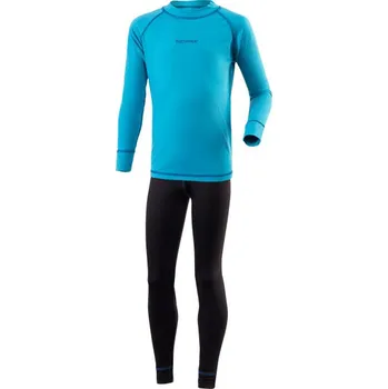 Set dětského termoprádla Dětský termoset Klimatex CESAR 164 Černá, Modrá