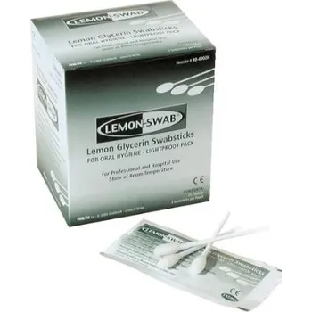 Lékařský nábytek Hospidex nv-Grijpenlaan, Belgium glycerinové tyčinky s citrónovou příchutí Lemon-Swab, 25 x 3 ks