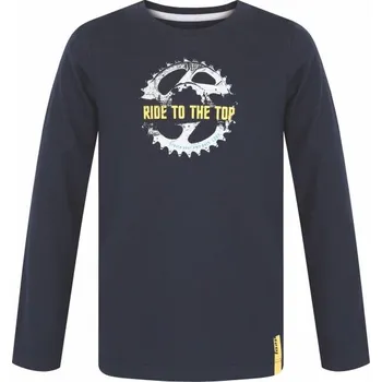 Chlapecké oblečení Chlapecké triko LOAP BILI 112/116 Modrá, Bílá, Žlutá