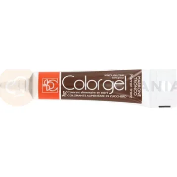 Výroba svíčky Gelové potravinářské barvivo v tubě, hnědé dřevo, 20 g | MODECOR, 23267