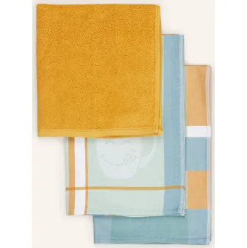 Utěrka Ross Utěrky, 3&nbsp;Kusy V&nbsp;Balení, mátová / tmavě žlutá / bílá