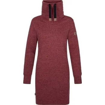 Dámské šaty Dámské šaty LOAP EBUNKA M Červená, Černá