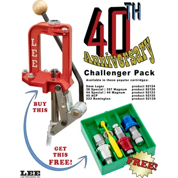 Příslušenství pro sportovní střelbu LEE CHALLENGER III 45 ACP - výhodný balíček se sadou matric