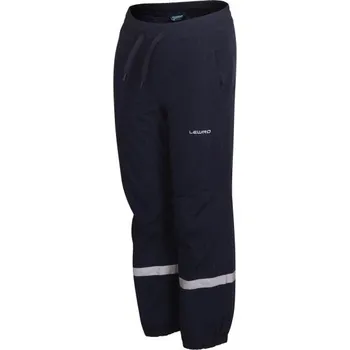 Chlapecké kalhoty Dětské zateplené kalhoty Lewro HUFFIE 104/110 Tmavě modrá, Stříbrná