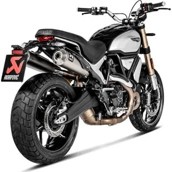 Výfuk pro motocykl Výfuk Akrapovič Slip-On Line (Titan) na Ducati Scrambler 1100 (18-20)