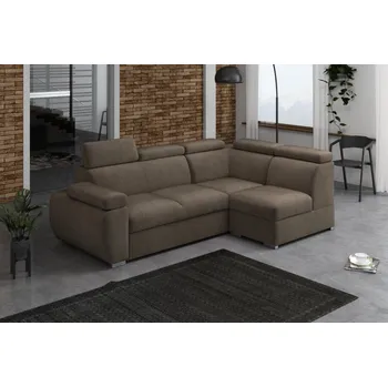 Obývací stěna Sedací souprava Bodie VII pravá hnědá