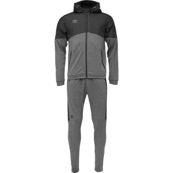 Pánská tepláková souprava Umbro NEILSO 2XL Tmavě šedá, Černá