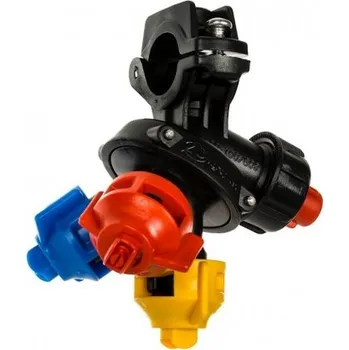 Postřikovač Trojitá hlava Držák trysky postřikovací pro 1/2" trubky Fi 10 Systém Arag Proline Agroplast 71465