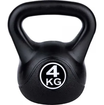 Kettlebell Fitforce FKBP 4 KG 4kg Černá