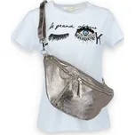 Kabelka ledvinka střední 916 kůže barva: bronzová