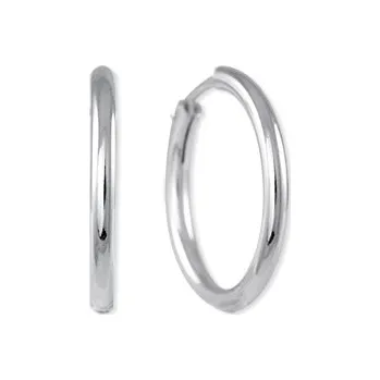 Náušnice Soliter Nadčasové stříbrné kruhy 431 001 0300 04 2 cm + 2 měsíce na vrácení zboží