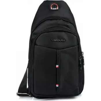 Batoh černý malý s jedním popruhem 31cm