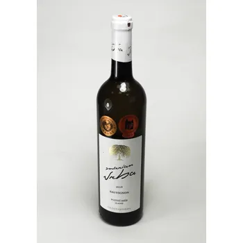 Víno Sauvignon - pozdní sběr polosladké - vinařství Vrba - 0.75 l