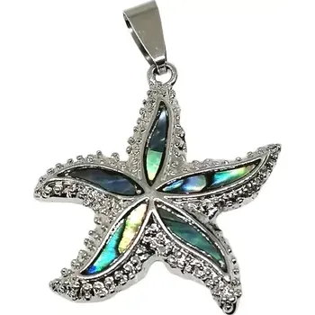 Přívěsek Přívěsek hvězdice s mušlí Paua