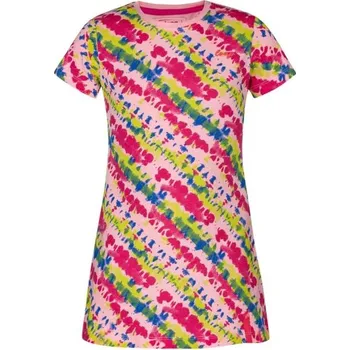 Dívčí šaty Dívčí šaty LOAP BESTONA 112/116 Mix, Růžová