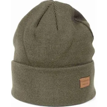 Čepice Zimní pletená čepice Finmark WINTER HAT OS Khaki, Hnědá