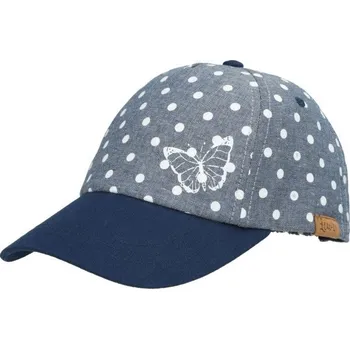 Kšiltovka Dívčí baseballka Lewro DERBY 4/7 Světle modrá, Tmavě modrá, Bílá