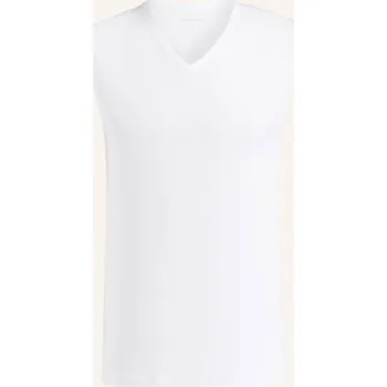 Pánské tričko Mey Pánské Tričko S Výstřihem Do V Série Dry Cotton, bílá, 52