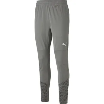 Pánské sportovní tepláky Puma TEAMCUP TRAINING PANTS M Šedá, Tmavě šedá, Bílá