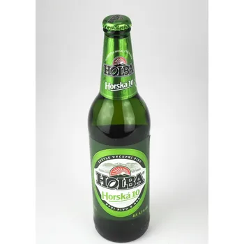 Pivo Holba horská 10° - světlé výčepní pivo 4.1% - pivovar Holba - 0.5L