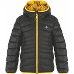 Dětská zimní bunda LOAP INTERMO 112/116 Černá, Žlutá