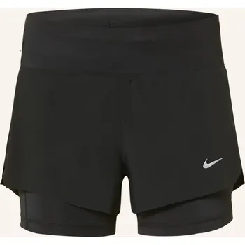 Dámské kraťasy Nike Dámské Běžecké Šortky Dri-Fit Swift 2 V 1, černá, 42