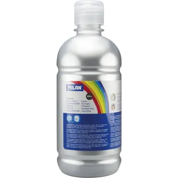 Speciální výtvarná barva Milan Barva temperová 500ml stříbrná 446343