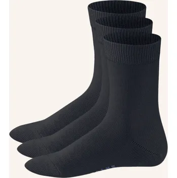 Dámské punčochy Falke Ponožky Family, 3 Páry V Balení, 3000 black