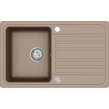 Kuchyňský dřez Granitový dřez Aquastone GALA 40 kávová