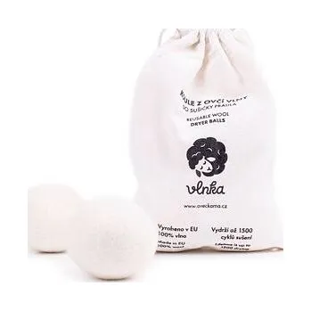 Přípravek na praní Vlnka Koule z ovčí vlny do sušičky prádla 6 ks