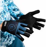 Pánské rukavice pro chytání na moři ADVENTER & FISHING PETROL l-xl Černá, Modrá, Bílá