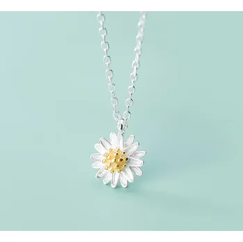 Náhrdelník For Silver Náhrdelník s přívěskem Sedmikrásky zlatá