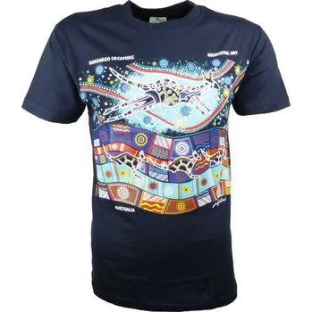 Pánská košile Tričko Gooses Kangaroo Dreaming - navy, M