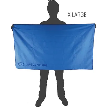 Kempingové nádobí LIFEVENTURE MicroFibre Comfort Trek Towel Blue, x - large
