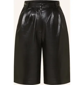 Dámské kraťasy Mrs & Hugs Dámské Šortky V Koženém Vzhledu, černá, 36