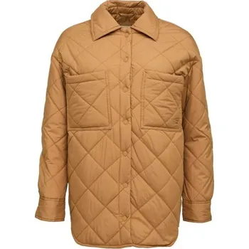 Prošívaná dámská bunda Billabong TRANSPORT SHACKET S Hnědá