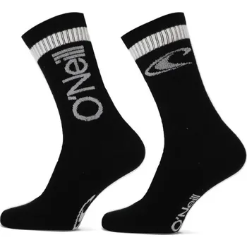 Pánské ponožky Ponožky O'Neill SPORTSOCK 2-PACK 35/38 Černá, Bílá