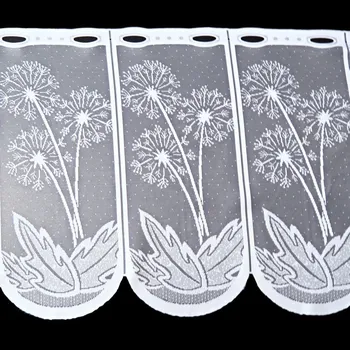 Záclona Vitrážová záclona Pampeliška bez obšití 40